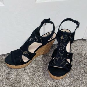Fergalicious By Fergie Lace Wedges
